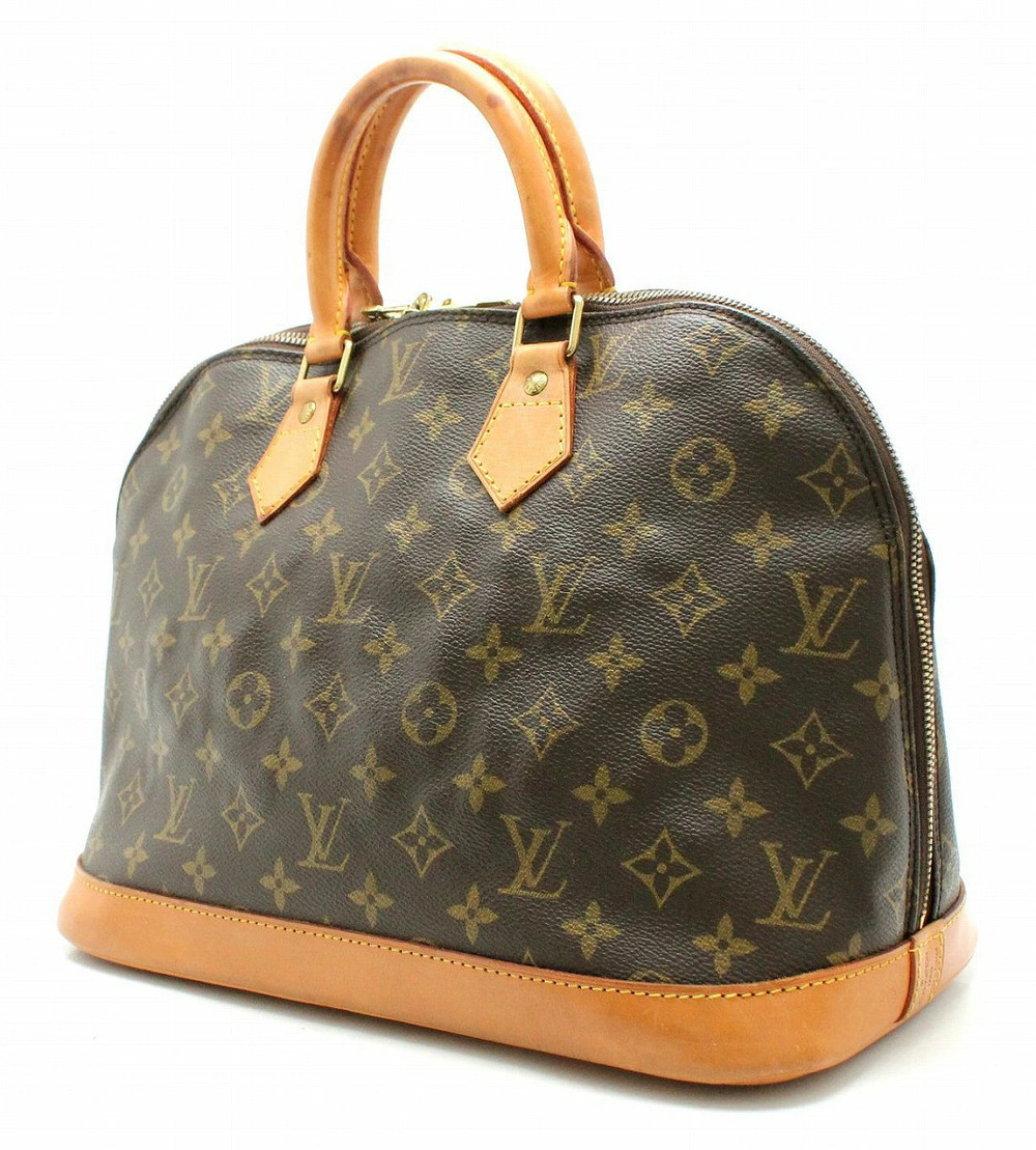 Louis Vuitton Monogram Handbag Alma Brown